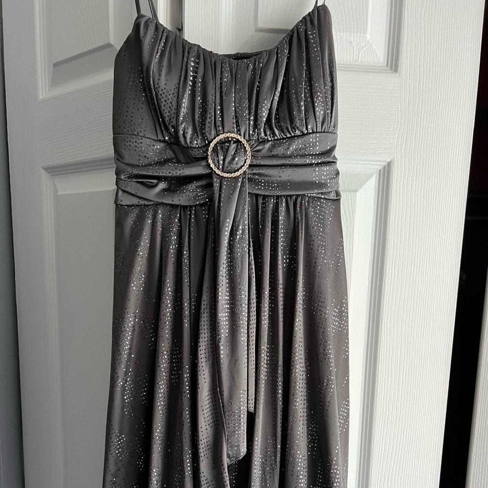 Gray Sparkly Dress